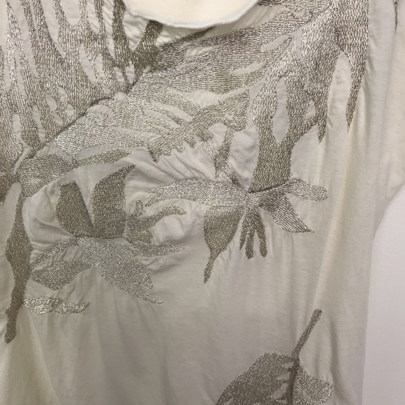 Banana Republic Beige Embroidered Layered Tank Top Medium - Picture 11 of 11